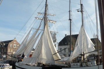 Segeltrocknen in Harlingen